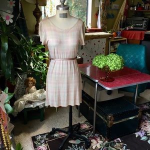 1990s contempo casuals pale mini dress